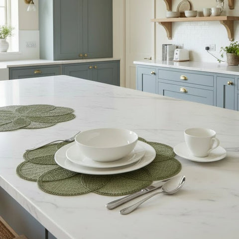 Daisy Placemat in Green - Distinctly Living