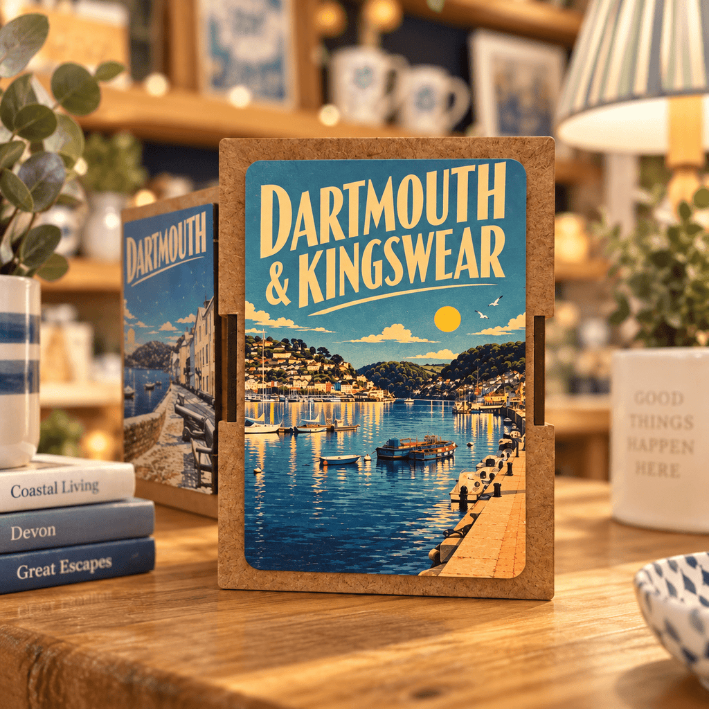 Dartmouth & Kingswear Sunshine - Mini Wooden Jigsaw Puzzle - Distinctly Living