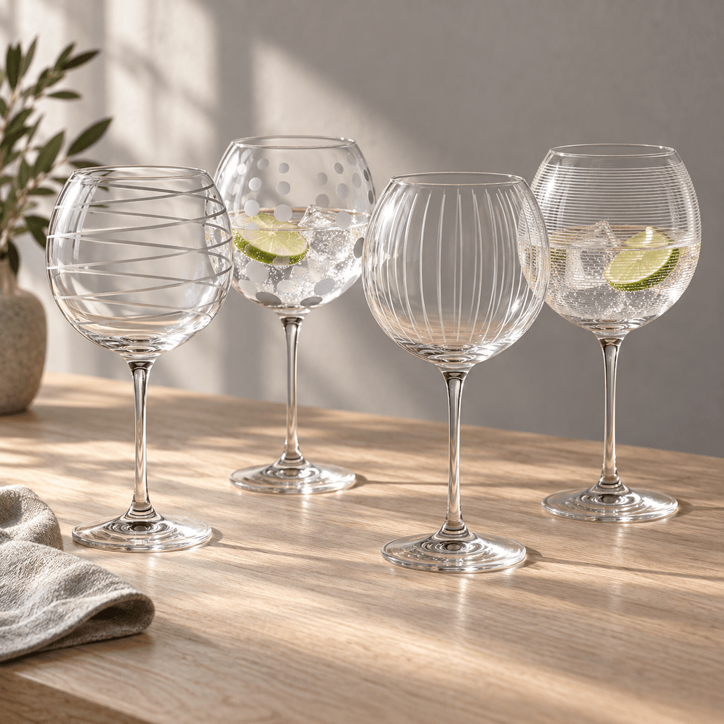 Deco Balloon Glasses - Set of 4 - Distinctly Living