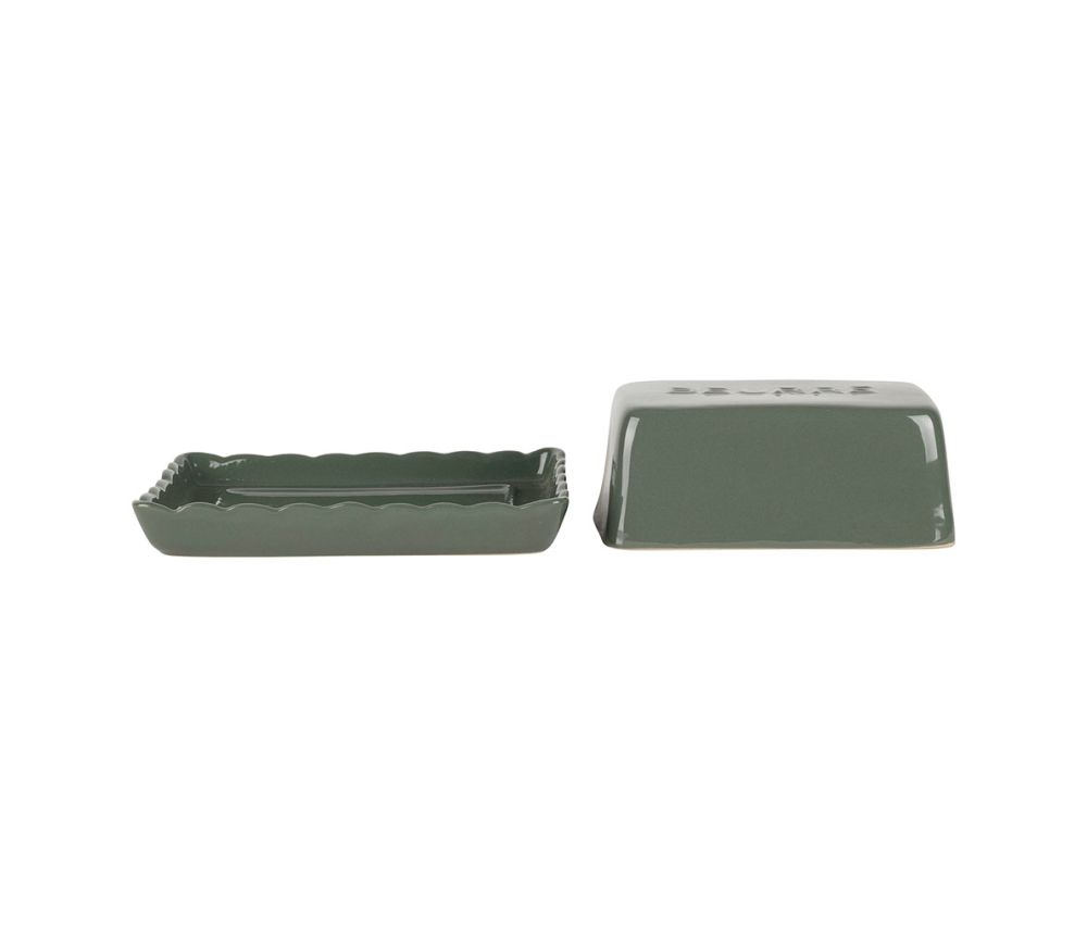Deep Green French Style Butter Dish - Distinctly Living