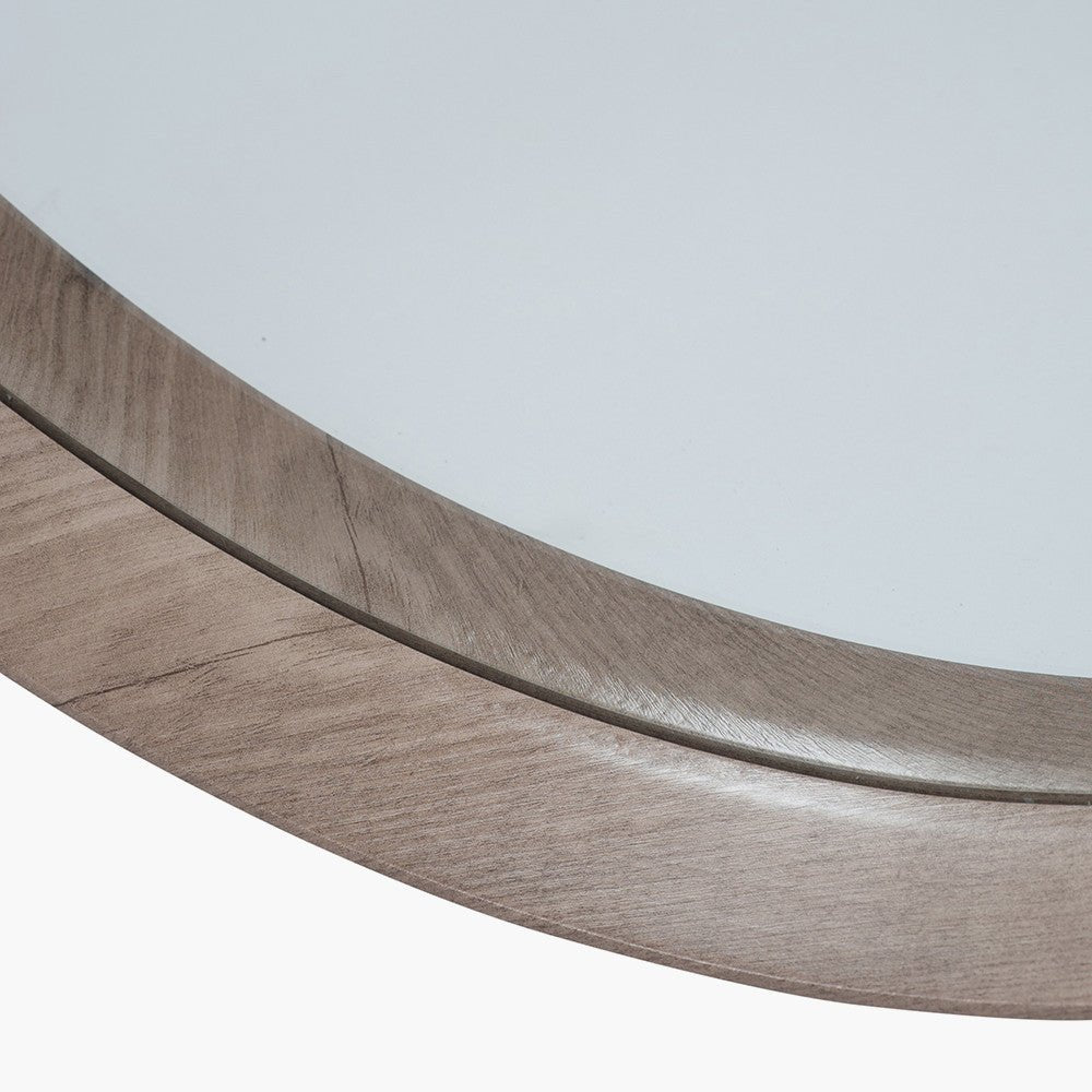 Deep Ledge Washed Oak Mirror - Distinctly Living
