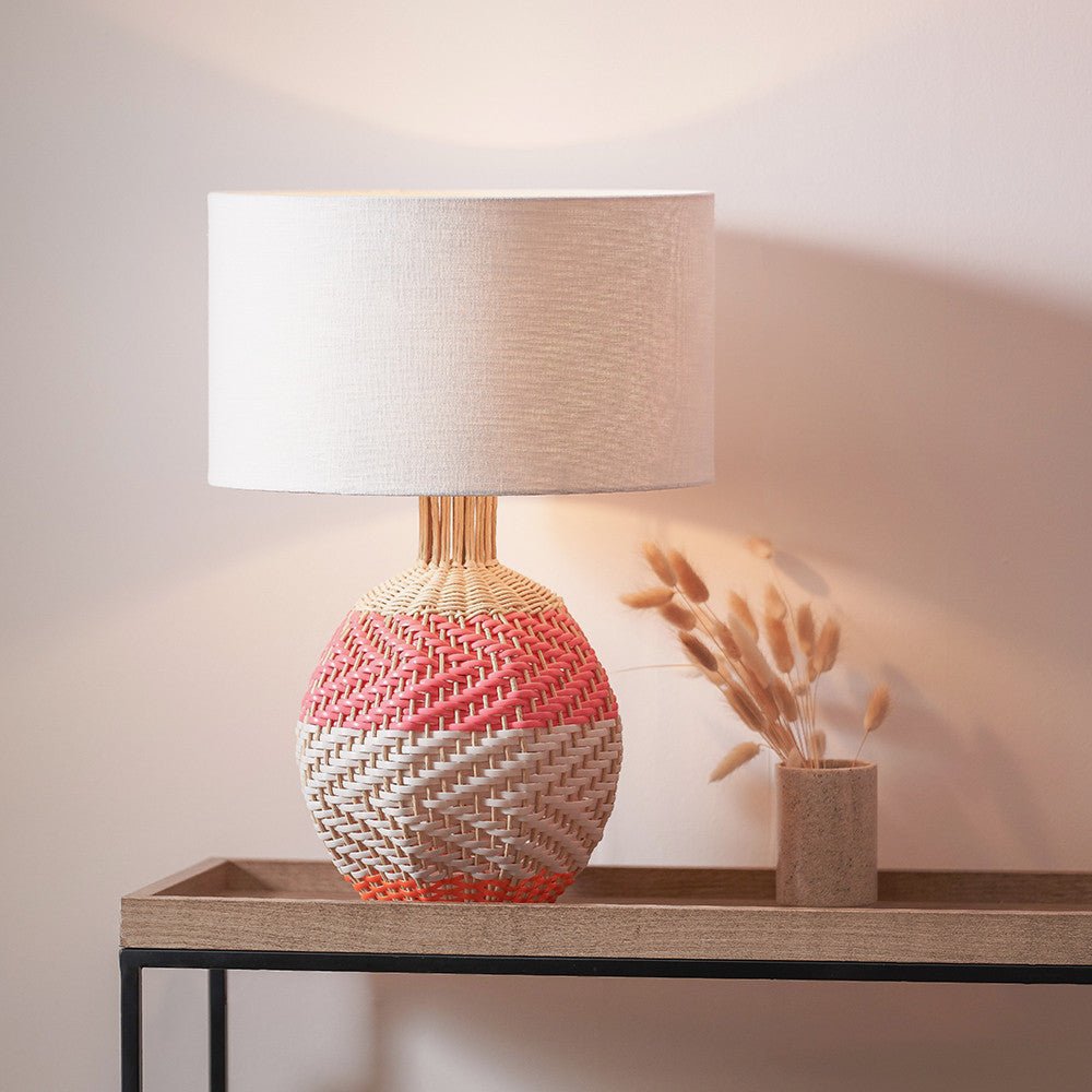Designers Guild - Rattan Lamp - Various Colours - Distinctly Living
