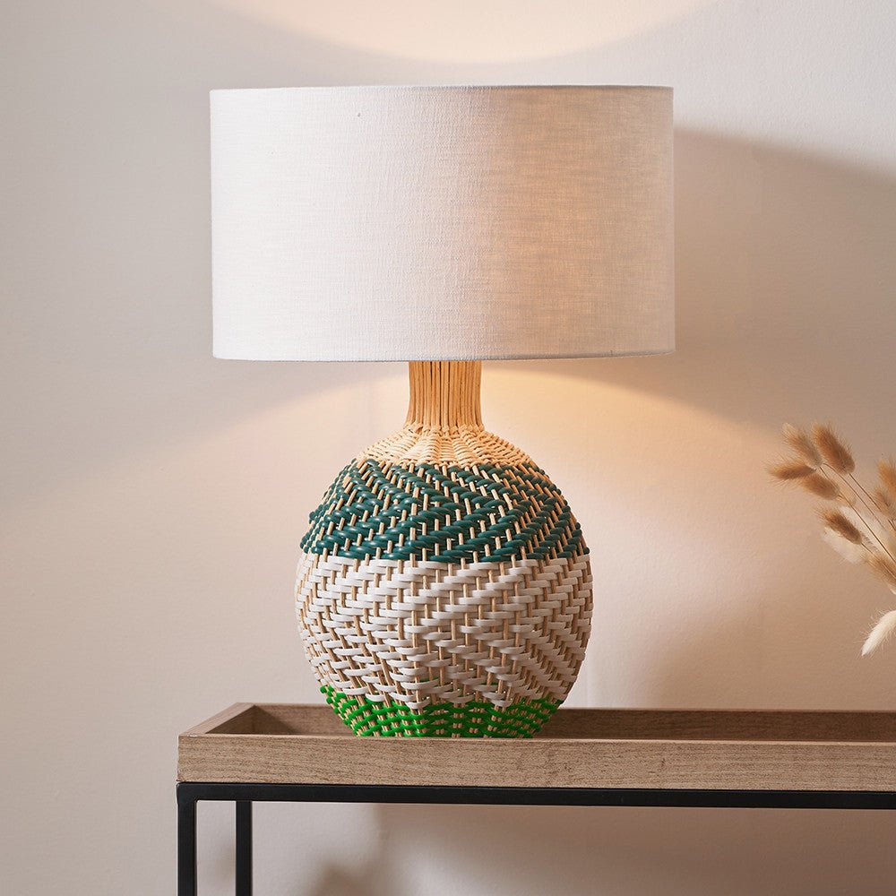 Designers Guild - Rattan Lamp - Various Colours - Distinctly Living