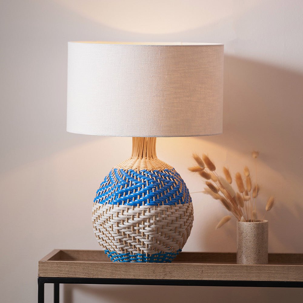 Designers Guild - Rattan Lamp - Various Colours - Distinctly Living