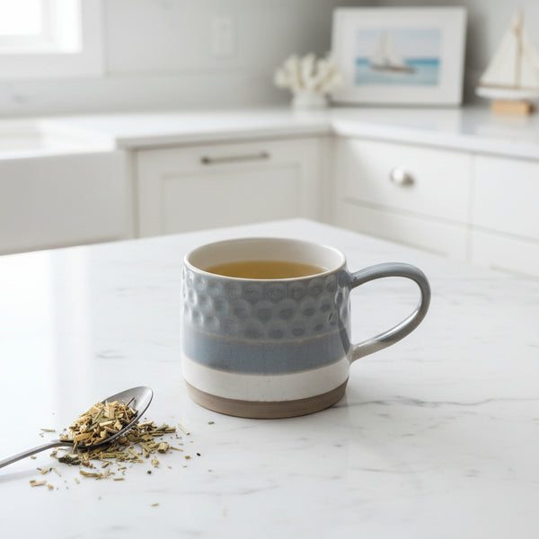 Dimple Stoneware Mug - Grey - Distinctly Living