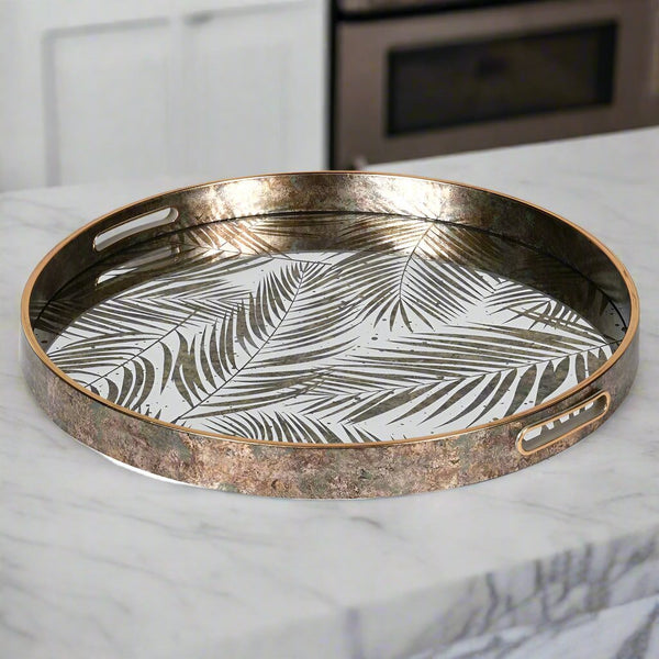 Distressed Palm Mirror - Distinctly Living