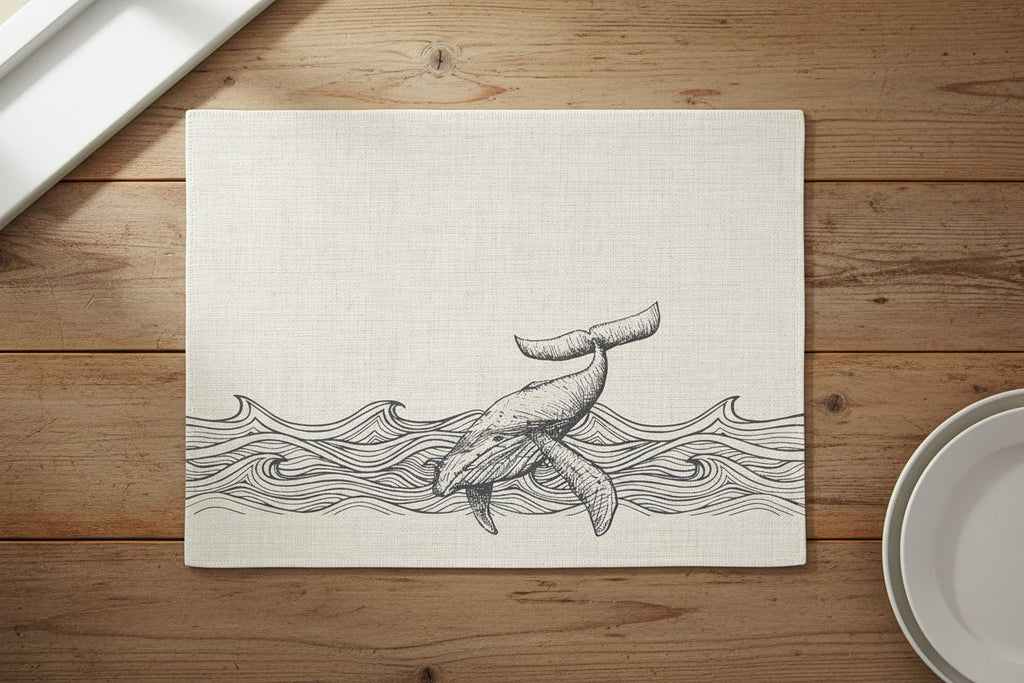 Diving Whale Placemat - Distinctly Living