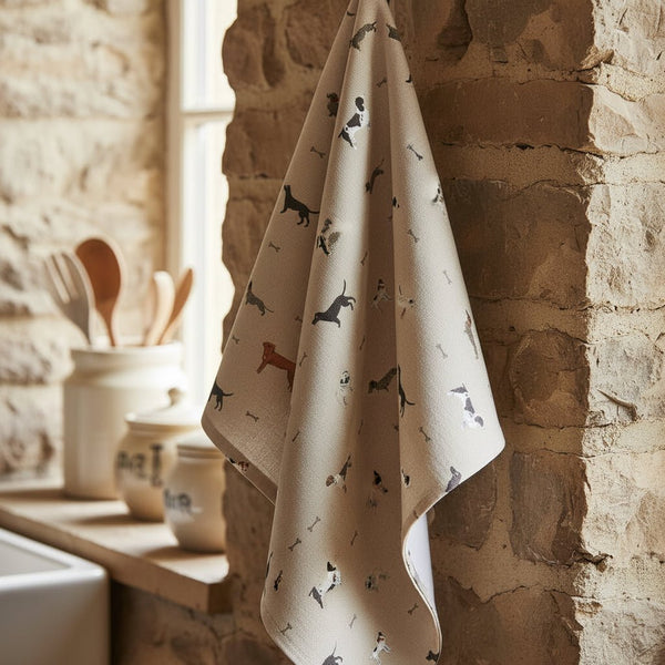 Dog and Bone Tea Towel - Distinctly Living