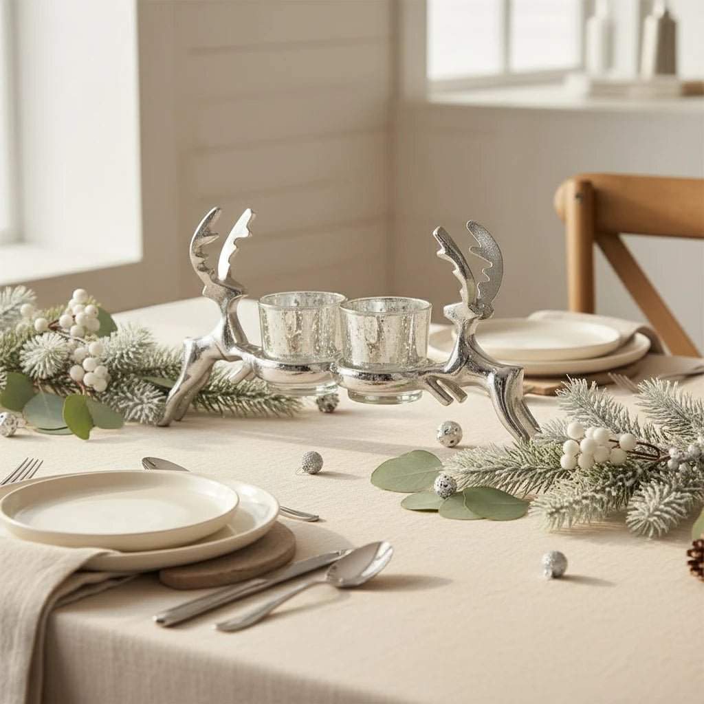 Double Stag Votive Holder - Distinctly Living