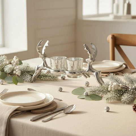 Double Stag Votive Holder - Distinctly Living