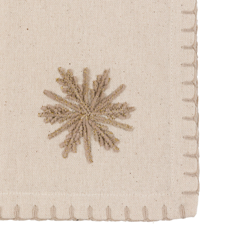 Deco Luxe Snowflake Napkins 4pk