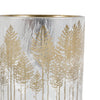 Deco Luxe Silver Etched Tree Candle Holder Set 3