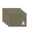 Woodland Embroidered Tree Placemats 4pk