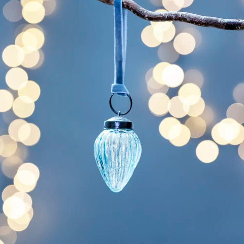 Droplet Aqua Bauble - Distinctly Living