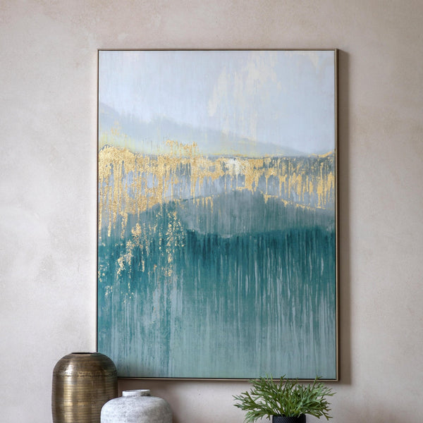 Early Morning Horizon Framed Canvas 900x1200mm - Distinctly Living