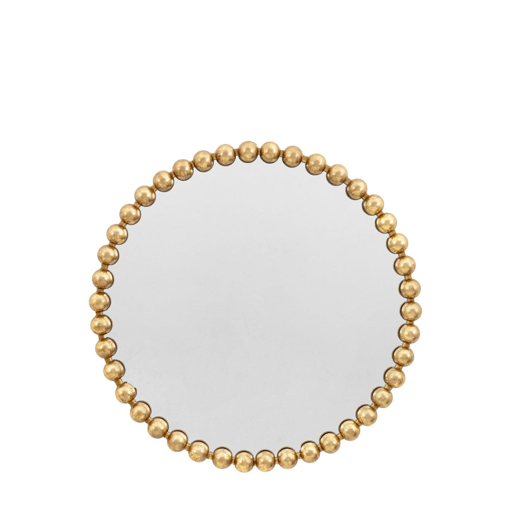 Elva Round Gold Mirror - Distinctly Living