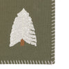 Embroidered Tree Green Placemat - Set of 4 - Distinctly Living