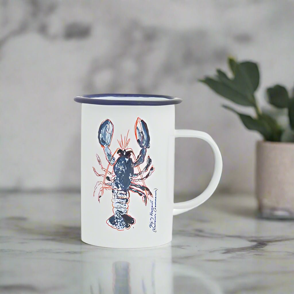 Enamel Lobster Mug - Distinctly Living