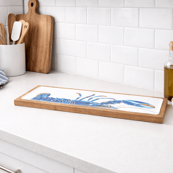 Enameled Wood Lobster Tray - Distinctly Living