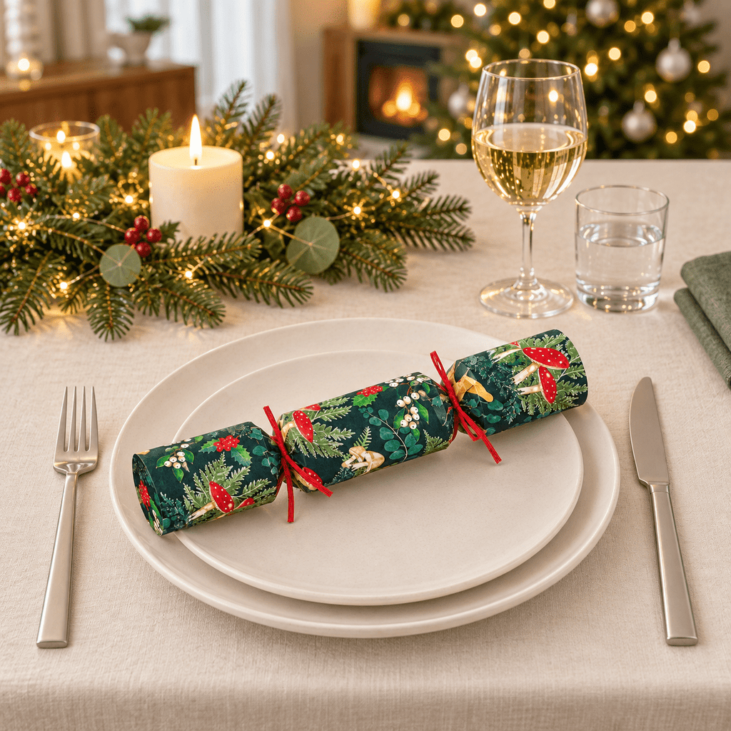 Enchanted Woodland Christmas Crackers - Set of 6 - Distinctly Living