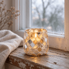 Estelle Champagne Mosaic Tealight Holder - Distinctly Living