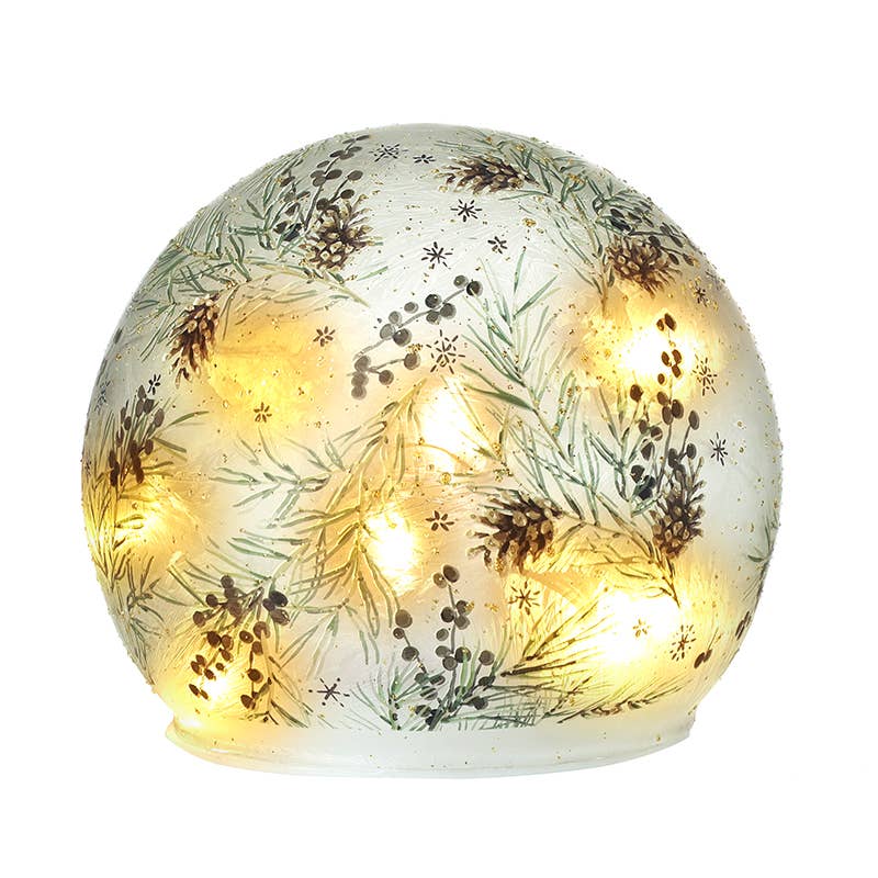 Evergreen Glow LED Glass Dome - Distinctly Living