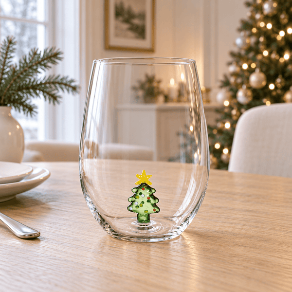 Evergreen Wishes Glass Tumbler 500ml - Distinctly Living