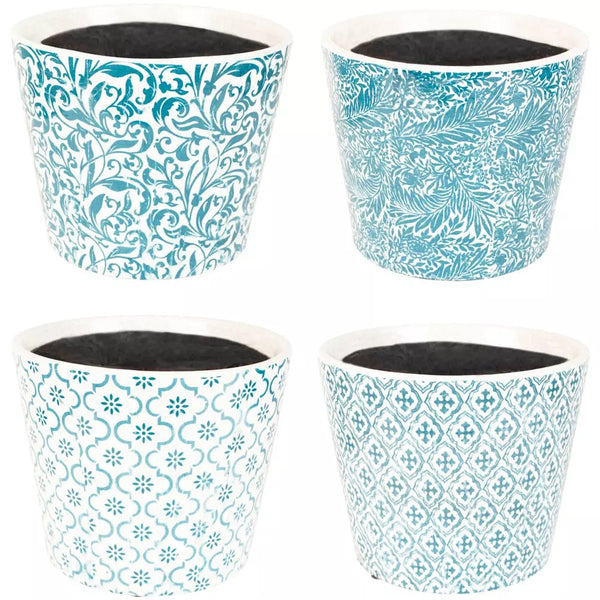 Extra Large Plant Pots - Teal Designs - Distinctly Living