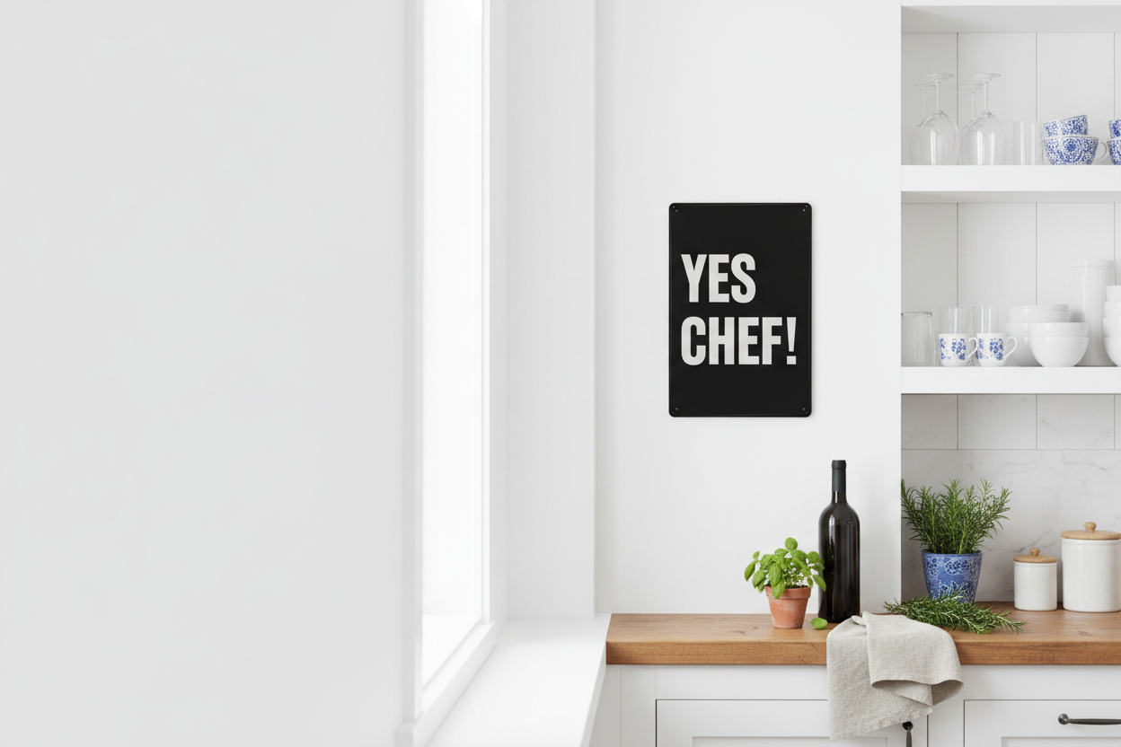 Father's Day - Yes Chef Sign
