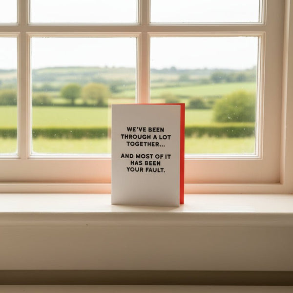 Fault Greetings Card - Distinctly Living