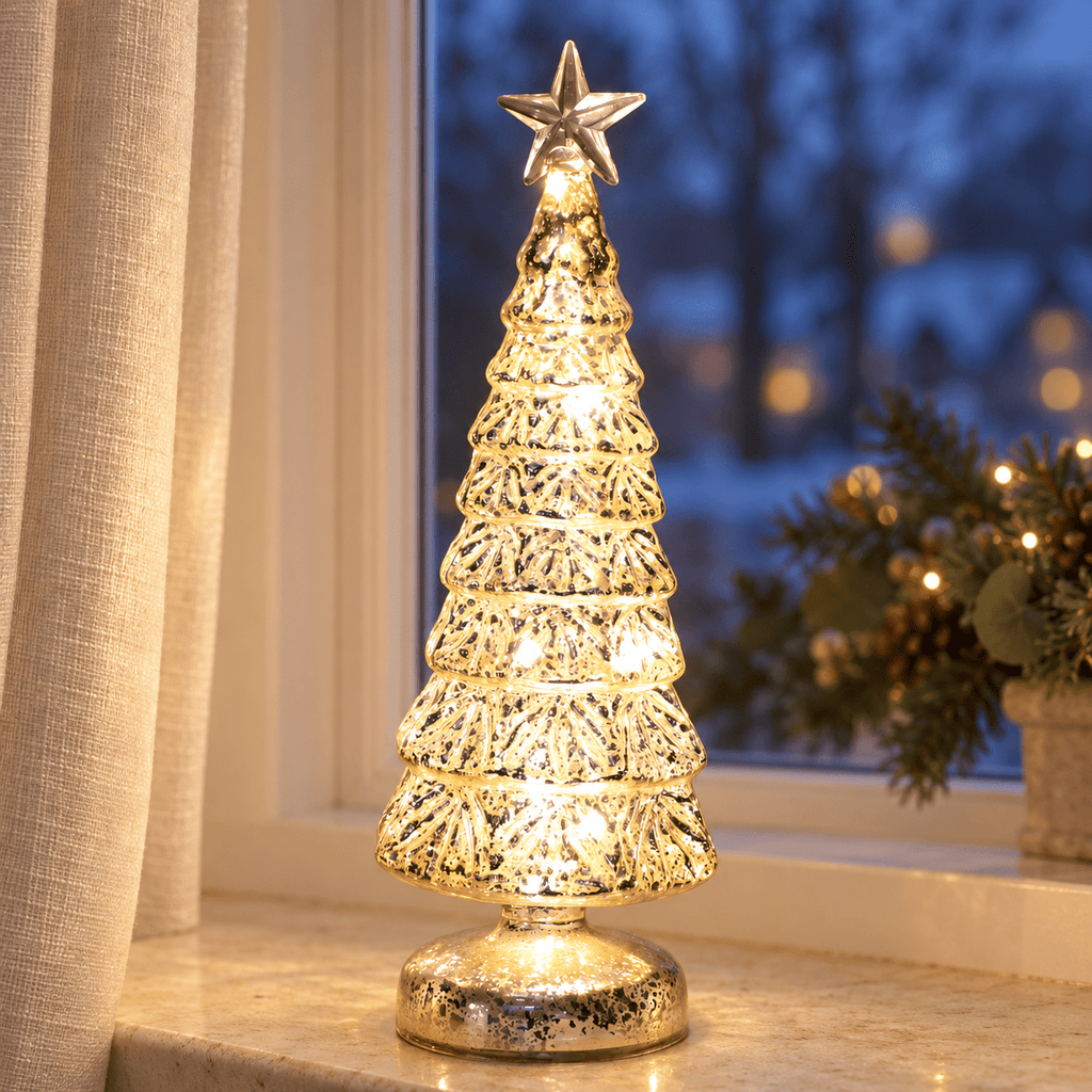 Festive Christmas Tree with LED Lights - Distinctly Living