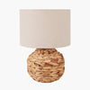 Fidenza Natural Plaited Water Hyacinth Table Lamp - Distinctly Living