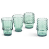 Fish Stacking Drinking Glass - Set of 4 - Green - Distinctly Living
