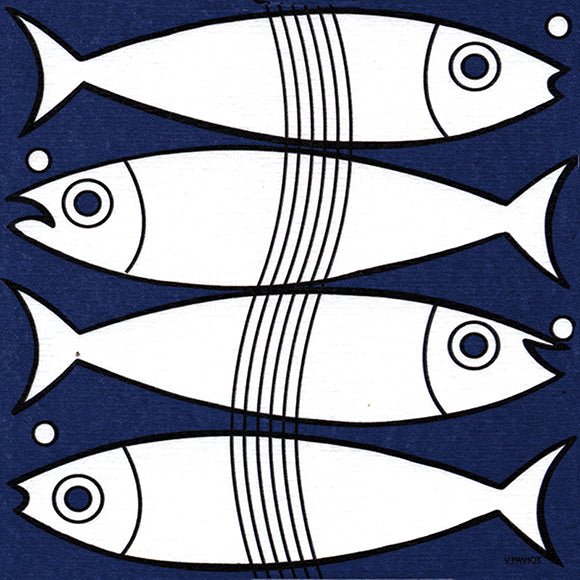 Fish Trio Paper Napkins - Distinctly Living