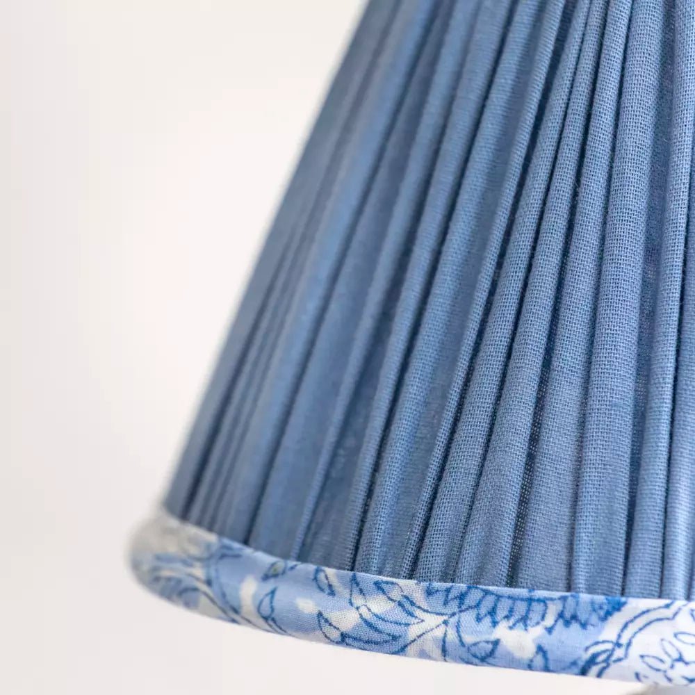 Francis Table Lamp and Blue Shade - Distinctly Living