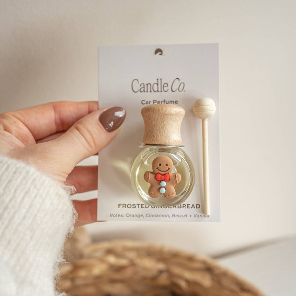 Frosted Gingerbread Car Perfume - Diffuser - Christmas Gifts - Distinctly Living