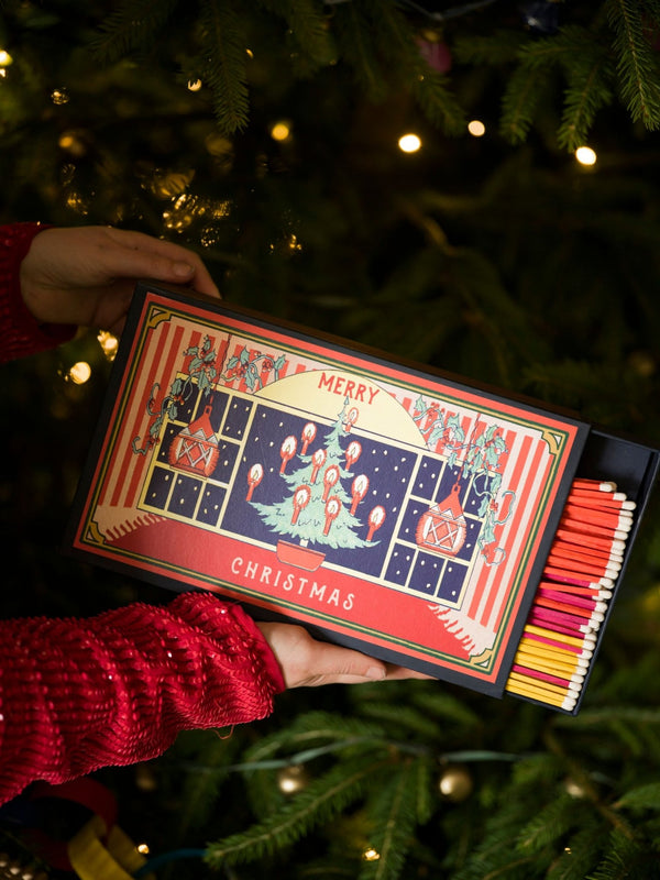 Giant Matches - Christmas Window - Distinctly Living