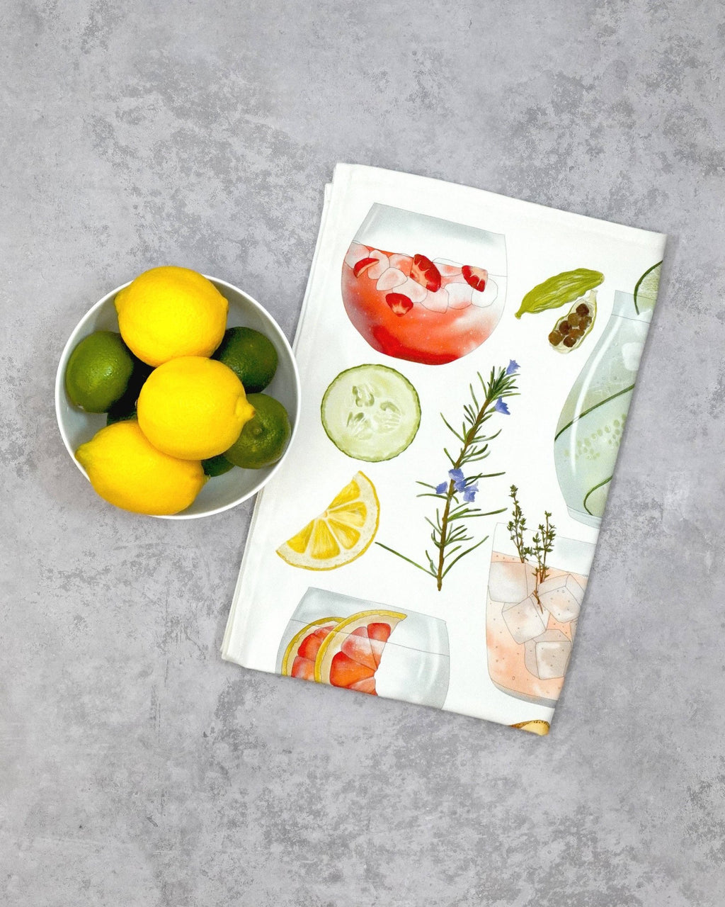 Gin and Tonic Tea Towel - Distinctly Living