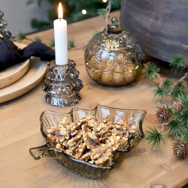 Glass Christmas Nibble Dish - Distinctly Living