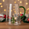 Glass Jug With Christmas Tree - Distinctly Living