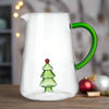 Glass Jug With Christmas Tree - Distinctly Living