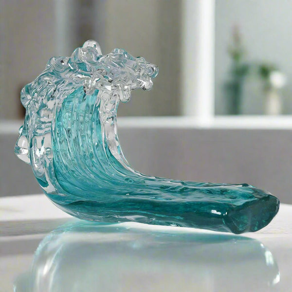Glass Wave Ornament - Distinctly Living