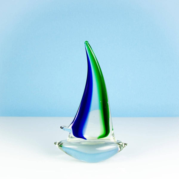 Glass Yacht - Medium Green/blue - Distinctly Living