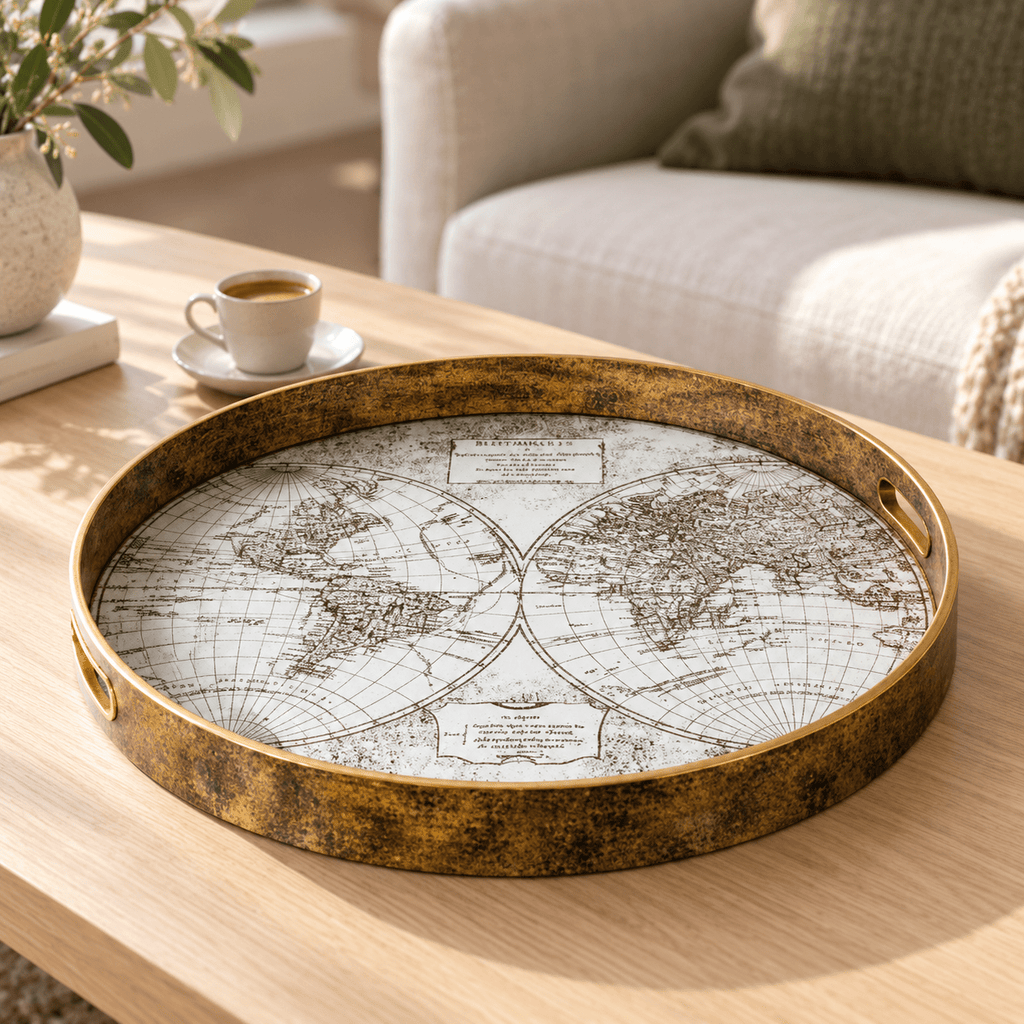 Globe Serving Tray - Medium or Large - Distinctly Living