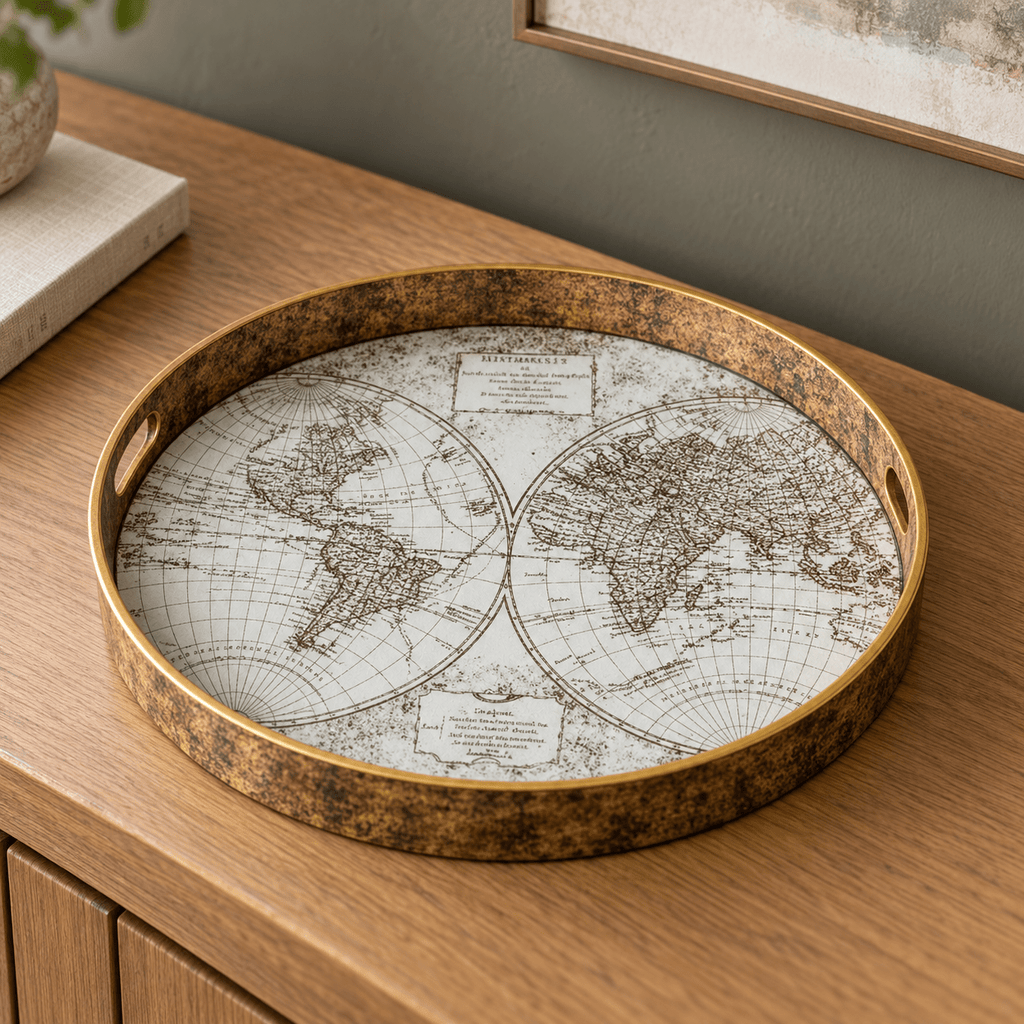 Globe Serving Tray - Medium or Large - Distinctly Living
