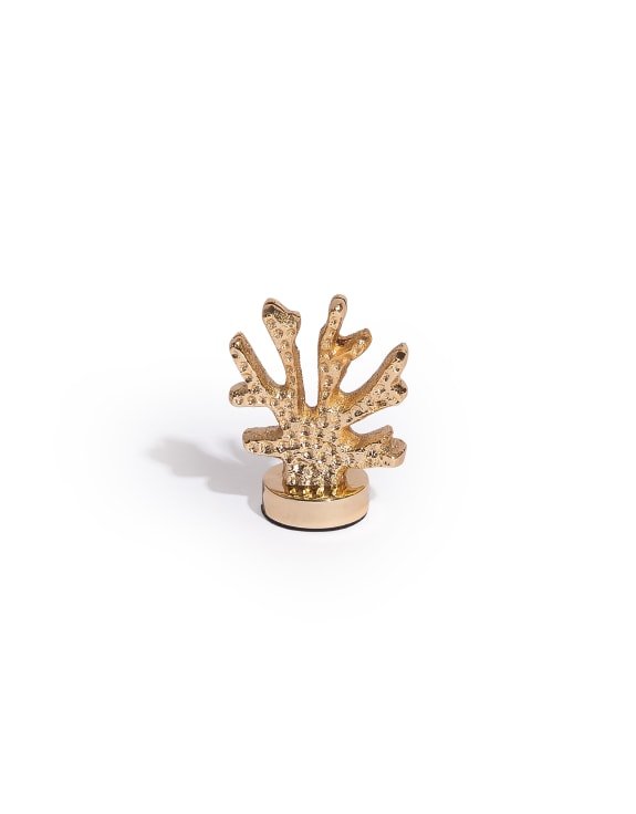 Gold Coral Card Holder - Distinctly Living