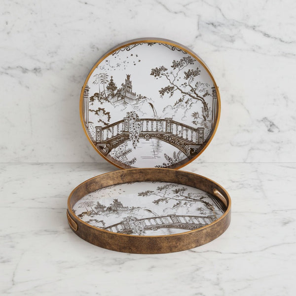 Gold Garden Serving Tray - Medium or Large - Distinctly Living