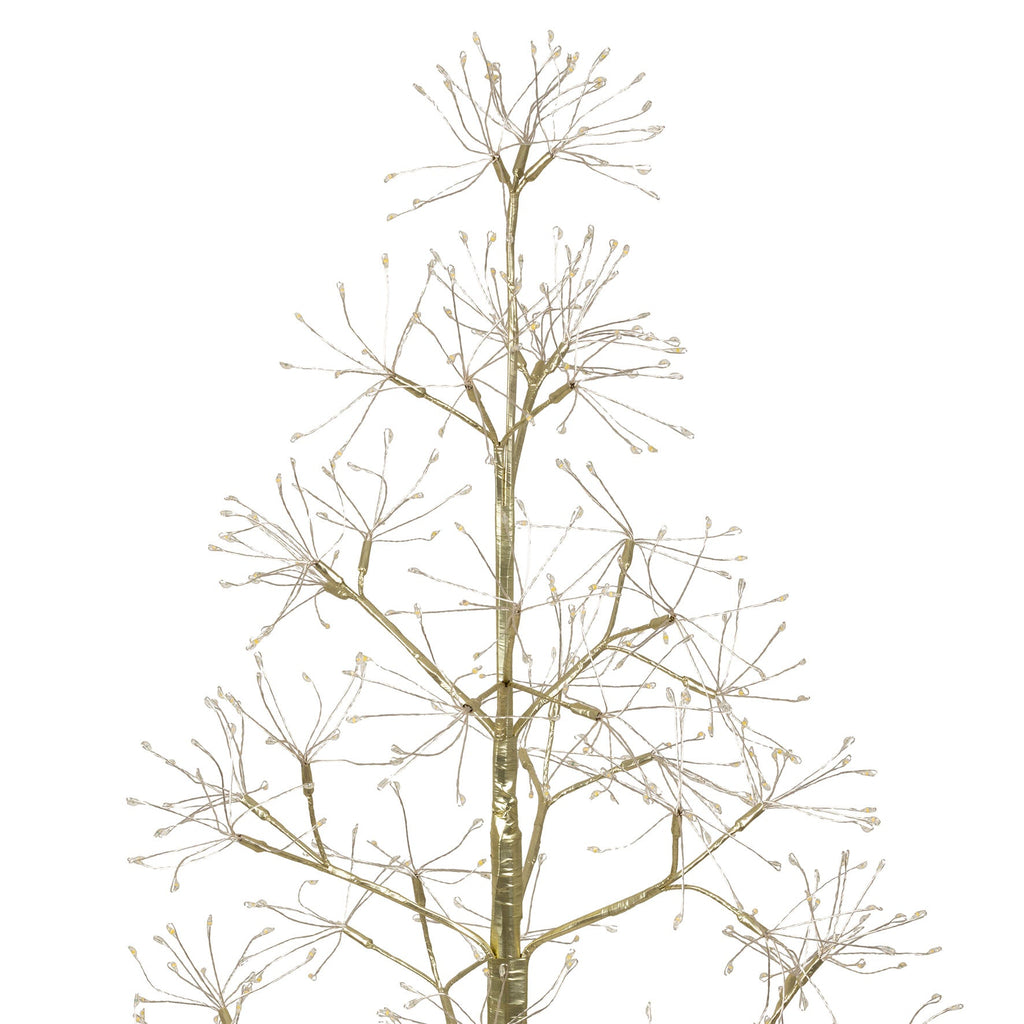 Gold LED Illuminated Christmas Tree - 1500 LEDS - Distinctly Living