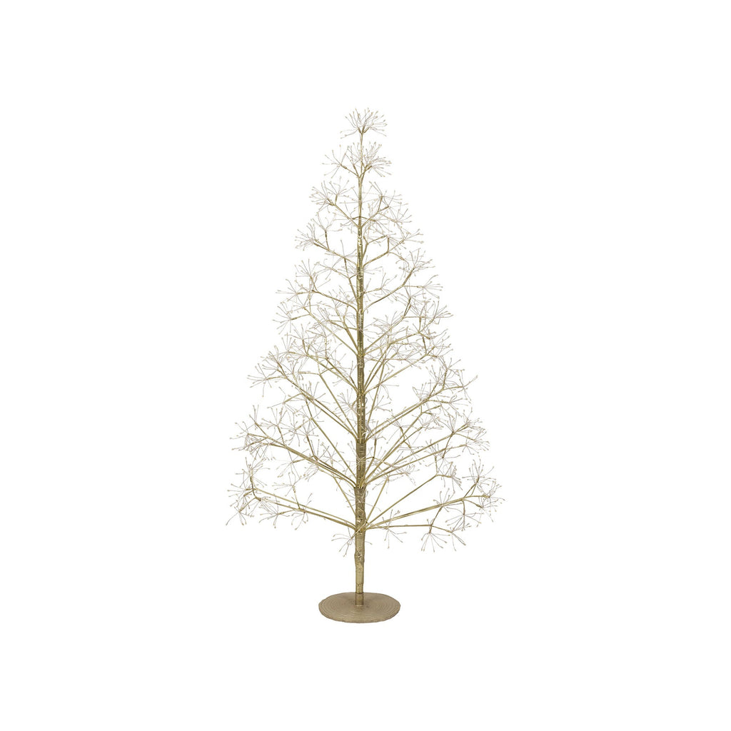 Gold LED Illuminated Christmas Tree - 1500 LEDS - Distinctly Living