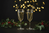 Gold Octopus Stirrers with Champagne